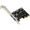 KALEA-INFORMATIQUE Scheda controller PCI Express USB 3.0 a 2 porte di tipo A, autoalimentata dalla porta PCIe e con chipset NEC D720202
