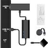 BERLS Cavo adattatore di alimentazione USB per Firestick 4K, F ire TV S tick Lite, FireTV Ultra 4K, Roku Streaming, Chromecast Streaming, Xiaomi (migliora la chiarezza su TV a bassa risoluzione)