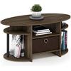 Furinno Gruen Librerie a 3 ripiani, Blackwood
