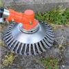 YUET 8 '' Tagliaerba Testa Testina Decespugliatore Da Giardino Trimmer Spazzola in Acciaio 200x 25,4MM Solido Ruota Erbaccia Rasoi Aratro Corda Tosaerba per Prato Rotante Strumento (8 Pollici set)