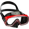 Cressi Sirena Mask, Maschera Subacquea Premium Unisex Adulto, Nero/Rosso, Unica