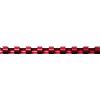 Fellowes Plastic Combs- Round Back - Set di 100 Dorsi Plastici, 6 mm, Rosso