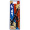 Pilot Plumix - Penna stilografica, cartuccia d'inchiostro nero, Extra Large 1,00 mm