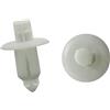 A ABSOPRO Spinta Pin Rivetto 7mm Fissaggio Paraurti Clip Plastica Grigio (30Set)