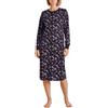 Calida Funghi di Mezzanotte Camicia da Notte, Opaco, Blu lapistico, 48-50 Donna