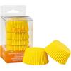 DECORA, 0339703 Pirottini Giallo, Comodissimi Pirottini per Cuocere, Presentare e Regalare Muffin, Resistono fino a 220°, In comodo Blister
