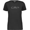 CMP T-Shirt Tecnica Con Logo Cmp T-shirt, Donna, Nero, 46