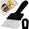 Instalguru Spatola 150 mm Coltello da Pittore Raschietto per Superfici Raschietti per Pareti Raschietto per Facciate Spatola da Muratore Coltelli da Stucco in Acciaio Attrezzo