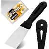 Instalguru Spatola 40 mm Coltello da Pittore Raschietto per Superfici Raschietti per Pareti Raschietto per Facciate Spatola da Muratore Coltelli da Stucco in Acciaio Attrezzo
