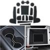 CDEFG Compatibile con Hyundai Tucson NX4 2022 2021 2023 2024, Tappetino Antiscivolo Antipolvere Antigraffio Tucson NX4 Tappetini in Gomma Portabicchieri Auto Tucson 2024 Accessori (Bianco)