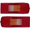 Generic 2 Lente di ricambio Luci Finale Posteriore per Rimorchio per camion Volvo FH16, FH12, FM9 E-MARK Rosso Giallo Bianco
