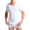 Liabel Maglietta Intima Uomo Cotone BIELASTICO Scollo V Offerta 3 e 6 Pezzi, Maglia Intima Uomo Elasticizzata B45 (3 Pezzi Bianco, L)