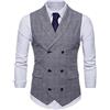GRFIT Gilet Completi Gilet Abito A Quadri Moda Gilet Business Uomo Tendenza M Grigio Chiaro