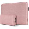 DOMISO 14 Pollici Custodia Borsa Impermeabile Notebook Portatile Borsa Sleeve Custodia PC Portatile per 14 Lenovo Thinkpad P14s T14 L14 Gen 2 Ideapad Chromebook HP dell ASUS,Rosa