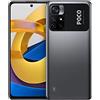 Xiaomi POCO M4 Pro - Smartphone 5G, 6GB RAM 128GB ROM, 6nm MediaTek Dimensity 810, 90Hz 6.6'' FHD+ Dot Display, 64MP AI Quad Camera, 5000 mAh, 33W Pro fast charging, MIUI 12.5 per POCO, Android 11 - Nero