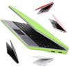 Bigmachine mini computer portatile da 7 pollici Netbook per bambini Android 12 Quad Core 32 GB WiFi Fotocamera integrata Porta Netflix YouTube Flash Player (verde)