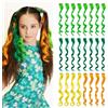 Dreamlover Ciocche Colorate per Capelli Bambina 24PCS, Extension Capelli Clip Colorati
