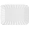 LA PORCELLANA BIANCA Ducale Vassoio Rettangolare 35x26cm Bianco Porcellana