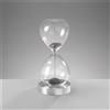 MASCAGNI CASA Clessidra Magnetica Base Argento 16cm Vetro