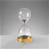 MASCAGNI CASA Clessidra Magnetica Base Oro 16cm Vetro