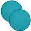 MSNCS Set di 2/4/6 Cuscini Sedie Cucina Confortevoli,Cuscino per Sedia Rotondo Diametro 30/40/45cm,Cuscino Memory Foam per Sedie,Cuscini per Sedie da Cucina Antiscivolo (Color : #10, Size : 2pcs 45cm/17.
