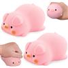 OPEIXSAYKOC Maiale Antistress 2 Pezzi, Piggy Giocattolo Antistress, Giocattolo da Schiacciare Piggy Antistress, Squeeze Giocattoli, Giocattoli di Decompressione per Adulti, Bambini, Piccolo