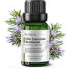 AMYRON Olio di Rosmarino per Capelli AMYRON 15ml | 100% Puro e Naturale | Ideale per Massaggio Cuoio Capelluto e Aromaterapia | Diffusore oli essenziali | Aroma Fresco e Stimolante