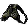 Vetrine in rete Vetrineinrete® Pettorina per Cani con Cinghia Regolabile Confortevole Imbracatura da Passeggio per Cani di Taglia Piccola Media Grande 96506-3 C26 (M, Verde Militare)