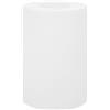 IMIKEYA Paralume in vetro cilindro: E27 paralume in vetro di ricambio Ø 9 cm paralume di ricambio in vetro cilindrico bianco paralume per lampada da tavolo, lampade a sospensione, lampade da terra