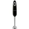 Smeg, Frullatore a Immersione HBF11BLEU, Funzione Turbo e Sistema di Taglio Flowblend, con Impugnatura Antiscivolo, Avvolgicavo Integrato, Accessori Non Inclusi, Potenza 700W, Nero