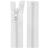 cyclingcolors 2x Cerniera Lampo n. 5 30 cm Chiusure Cursore Tirante Zip Poliestere Abbagliamento Arredamento Cucito Giacche, Bianco
