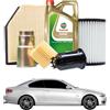 Generico Tagliando compatibile con BMW 3 Coupé 320d xDrive 135 kw Diesel 2010-2013 - 6 Litri di olio + 4 Filtri