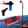 STARLYF Spazzola telescopica alimentata ad acqua per la pulizia del tetto, alimentata ad acqua, detergente per pannelli solari, kit per la pulizia delle finestre, tergipavimento, per camion, barche, a