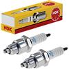 Tûche Set 2 candele di accensione per moto ngk dpr6ea-9