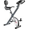 Fitfiu Fitness BEST-220 - Cyclette Pieghevole con Schienale e Sella Regolabili, Disco d'inerzia 8kg, cardiofrequenzimetro, Regolabile 8 Livelli di Sforzo, Cardio e Riabilitazione, Peso Massimo 110kg