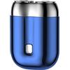 Generico Cool Rasoio a 2 testine, Rasoio elettrico portatile, Trimmer elettrico da viaggio, Rasoio elettrico con motore tascabile, Rasoio elettrico rotante impermeabile Ricaricabile per uso asciutto e bagnato,