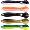 Yagu Esche artificiali, set di attrezzi da pesca, simulazione Loach Soft Bait, accessorio bionico per acqua salata e acqua dolce, 5 esche da pesca