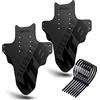 NICEDACK Parafanghi per Mountain Bike, 2 Pezzi, Mudguard Fit 20 - 29 Pollici MTB parafango Anteriore e Posteriore Compatibile con parafanghi per Bicicletta, Nero