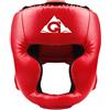 GROOFOO Casco da boxe in pelle sintetica per bambini e adulti, casco da boxe per allenamento, kickboxing, MMA, Muay Thai, Sparring, arti marziali, karate, taekwondo, S