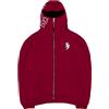 Vivoofchic Felpa Y2K Uomo Donna con Cappuccio, Felpa Streetwear con Ricamo e Cerniera, Giacca Casual a Maniche Lunghe per Autunno Inverno