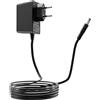 REIGY Adattatore di Alimentazione 12V 1A 12W per Telecamere, Strisce LED, Scanner, Aspirapolvere, Modem, AC 100-240V 50/60Hz a DC 12V, Alimentazione 5,5 mm x 2,1mm, Lunghezza Cavo di Uscita 3m