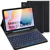 LAMA Custodia con Tastiera Retroilluminata per Galaxy Tab S6 Lite 2020 10.4in (SM-P610/P615), Cover per tablet sottile con Supporto per Penna S Integrato e Tastiera Wireless per Samsung Tab S6 Lite