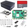 Vemico Raspberry Pi 5 8GB Starter Kit Raspberry Pi 5 8GB di RAM con Scheda da 64GB 2 Cavi HD OUT Alimentatore USB-C 5V 5A Custodia Ventola di Raffreddamento