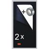 SafeCore Porta Antipolvere 220x110 cm 2 Pezzi, Cerniera Doppia | Tessuto non tessuto polipropilene 120 g/m², barriera polvere, lavori edili ristrutturazioni, accesso doppio lato