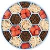 Generic Ciotola per Cani Slow Feeding - Ciotola per Cani per Cani di Taglia Grande Slow Feeder, Ciotola Slow Food Esagonale con Struttura a d'Ape | Ciotola per cani antiscivolo con ventosa antiribaltamen