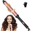 UMIGA 36 mm Dünner Lockenstab, enge Locken, 110-230 °C per tutti i capelli, Turmalin-Keramikkörper, 30-Sekunden-Heizung, Lockenklammer professionale per capelli lunghi