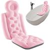 Generic Cuscino da bagno per tutto il corpo, cuscino per tappetino da bagno | Morbido ed ergonomico cuscino per vasca da bagno per adulti, cuscino per la schiena antiscivolo, comodo tappetino per cuscino per