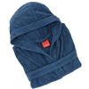 Gabel - Accappatoio adulto unisex in spugna di puro cotone idrofilo, tinta unita, peso spugna 380 gr/mq, ampie tasche, cintura e pratico cappuccio, anche come vestaglia.