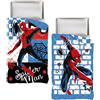 CARTOON Trapunta Spiderman Marvel piumone invernale 350 gsm doubleface coperta per letto singolo 170 x 260 cm