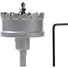 Dribotway Sega a tazza bimetallica 65 mm Heavy Duty Industrial Grade in acciaio inox per legno mentale, acciaio inossidabile, plastica, rame